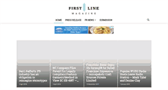 Desktop Screenshot of firstlinemag.com